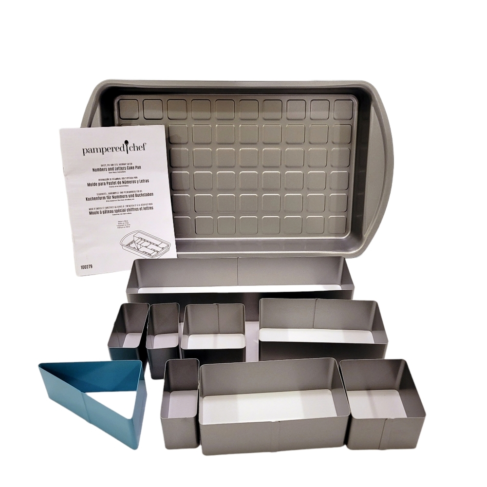 NWOB- Pampered Chef Numbers and Letters Cake Pan